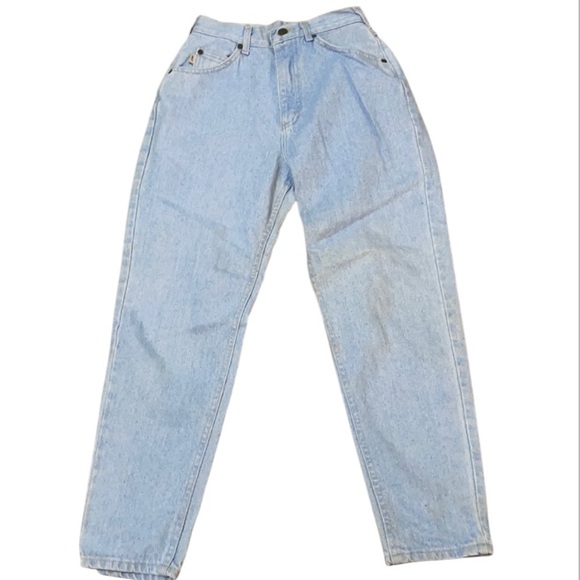 Vtg 90s Riders blue denim mom jeans women size P